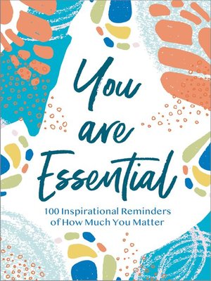 cover image of You Are Essential